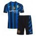 Inter Milan Alessandro Bastoni #95 Replica Home Minikit 2024-25 Short Sleeve (+ pants)